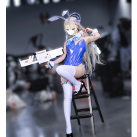 Blue Archive Cosplay Asuma Toki Costume Wig Bunny Girls Jumpsuit Cute Rabbit Ears Halloween Party Bodysuit with Bowknot Tail