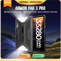 【World Premiere】Ulefone Armor Pad 3 Pro Rugged Tablet 33280 mAh MediaTek MT8788 16GB RAM(8+8) 256GB ROM 50MP 10.36"2K Android