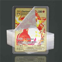 50pcs 3" x 4" Hard Card Sleeve With Protective Film Clear Top-loaders For Trading Collectible Pokemon Game Baseball Sports Card