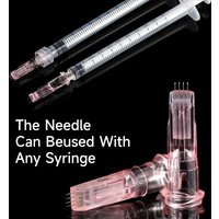 Beauty Micro Needle4pin Crystal Disposable Needle Sterile 34G 1.0/1.2/1.5 Painless Needle For Face Eye