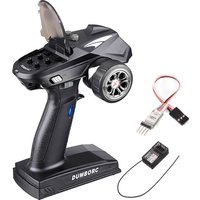 DumboRC X6 2.4GHz 6CH Radio Transmitter X6FG Receiver Built-in Gyro With 3CH Light Control Cable For Hyper Go 16207 16208 14210