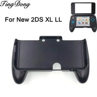 1PC Protective Support Case ABS Plastic Black Gamepad Hand Grip Accessories For New 2DS XL/ LL Console Gamepad Bracket Holder