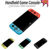 10000 Free Games X80 Portable Game Console 7 Inch Screen Handheld Game Player 16GB For PS1/MAME Retro Arcade Game Support TV Out