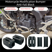 2Pcs Portable Nylon Motorcycle Engine Guard with Buffer Universal Crash Bar Guard Anti-Collision Bumper Protection Block