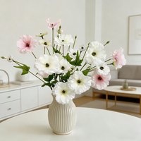 19.3 Inch Artificial Ranunculus Butterfly Peony for Wedding Space Home Floral Decor Photography Props Display