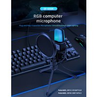Professional Condenser Wired Microphone for PC Karaoke Gaming Live Streaming Sound Recording Mic Kit with Stand And Pop Filter