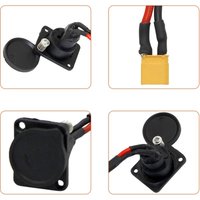 A93PHOT! For INOKIM OXO OX Scooter XLR Cannon 3-Pin XT30 Charging Port Power Socket Accessories