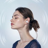 Dual Wireless BT Earphones LED Display Noise-Canceling Earphones DT5.0 Semi-In-Ear & Clip Headset for Outdoor Travel Commute