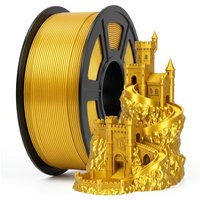 Silk PLA Filament 1.75mm250g, Metal-Like Shiny PLA, Smooth Silky Finish, Easy to Print, Accuracy +/- 0.02mm