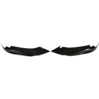 2 Pcs Front Bumper Diffuser Glossy Black Left Right Lip Spoiler Splitter for BMW 4 Series F32 F33 F36 M Sport 2014‑2020
