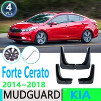 for KIA Forte Cerato K3 2014 2015 2016 2017 2018 4PCS Front Rear Car Fender Mudguard Mud Flaps Guard Splash Flap Car Accessories