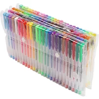 100/5Pcs Gel Pen Set 100 Colored Gel Pens for Coloring Books Drawing Doodle Crafts Scrapbooks Journaling Planner School Supplies