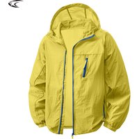 LNGXO Women's Men's Sun Protective Jackets Camping Mountaineering Hiking Outdoor Sports Windbreaker Summer Lightweight Coat