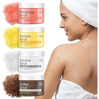 200g Himalayan Salt Body Scrub Exfoliating Deep Cleansing Turmeric Moisturizing Hydrating Coconut Coffee Smooth Skin