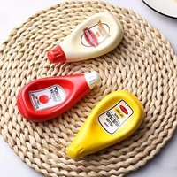 New Tomato Shaped Sauce Plates Mini Multicolour Seasoning Dishes Ceramic Sauce Dipping Bowls Salad