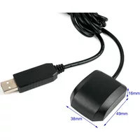 M10 G-MOUSE USB GPS Module with Flash CH340 USB to TTL GNSS Receiver Positioning Module for Car Boat Laptop Navigation