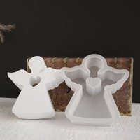 1/2pcs Easter Angel Silicone Candle Mold Aromatic DIY Resin Pharmaceutical Tools Home Holiday Decoration Gadgets