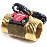 Water Flow Sensor Hall Sensor Switch Flow Meter Water Meter Industrial Turbine Flowmeter 1 Inch Water Flow Sensor