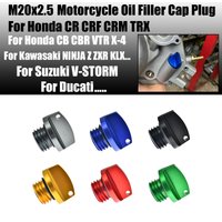 M20*2.5 Oil Filler Cap Plug For Kawasaki NINJA 250 450 ER-4n ER-6F VERSYS650 Z650 ZXR750 Z800 NINJA 100 VERSYS Z1000 VERSYS 650