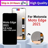 6.8" Screen For Motorola Edge (2021) LCD XT2141-1 Display touch panel Digitizer Assembly For Moto edge 2021 Screen Replacement