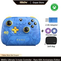 8BitDo Ultimate 3-Modus Kabelloser Gaming-Controller - Seltener 40. Jubiläums-Controller für Xbox Series X | S, iOS, Android PC-Gamepad