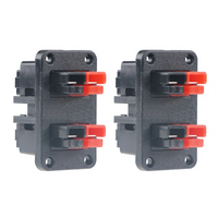 ABVO-For Anderson Plug Connector 2Pcs 45A 600V Power Plug Cable Connectors Fixed Mounting Bracket Panel
