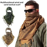 Summer Tactical Desert Keffiyeh Shemagh Scarf Wrap for Men And Women Arab Head Neck Protection Multi-Functional Camouflage
