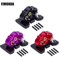 CNC Lightweight Adjustable Gearbox OD-3 Overdrive Transmission for 1/10 Crawler Car Axial SCX10 II Pro LCG Chassis Straight Axle