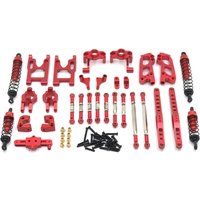 For Wltoys 12427 12428 12423 FY-03 1/12RC car metal upgraded spare parts, steering cup, swing arm, body rod, shock absorber, etc