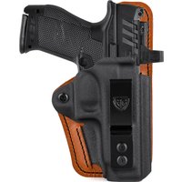 Walther PDP Kabura z wygodną podkładką IWB Kydex Skórzana hybrydowa kabura do Walther PDP Compact 4" Pistolet wewnątrz ukrytego noszenia
