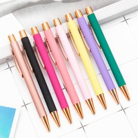 3-5-12 pcs Spray Glue Pen Cute Wedding Rose Gold Metal Stationery Spinning