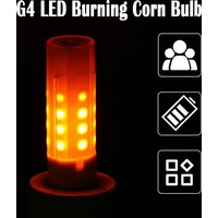 G4 Led Flame Light Bulbs Fire Flicker Effect Lamp Room Lights SMD2835 Living 360degree beam angle Energy-saving Corn 36leds Corn