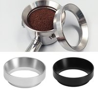1pc 49MM Magnetic Coffee Dosing Ring Aluminum Dosing Ring Cup Funnel Coffee Filter Replacement Ring Coffee Powder Basket