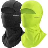 AliExpress ROCKBROS Keep Warm Balaclava Winter Women Men's Motorcycle Bike Helmet Inner Cap Cycling Skiing Face Mask Thermal Windproof Hat