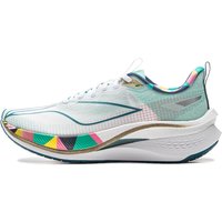 POIZON Li Ning Red Hare 7 Pro Cushioning Slip Resistant Abrasion Resistant Low top Running Shoes Women's White Green