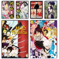 Anime H-Hells Paradise Poster art canvas HD aesthetic Printing Paper Wall Art for Living Room Bar fashion Home Decor