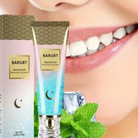 BARUBT Niacinamide Whitening Toothpaste Removes Tooth Stains, Smoke Stains, Freshens Breath, and Leaves a Lasting Fragrance
