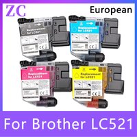 LC521 LC-521 ink cartridge suitable For Brother DCP-J1260W DCP-J1310DW DCP-J1313DW DCP-J1360DW J1460DW Printer
