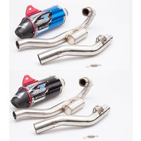 Motorcycle Exhaust Full System Front Tube Headers Connect Middle Pipe Muffler Escape Moto For Honda CRF150F CRF230F (2003-2016)