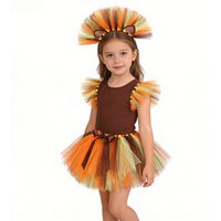 Baby Girls Animal Lion Tutu Skirt Outfit for Kids Christmas Halloween Costumes with Bow Children Birthday Party Tulle Skirts