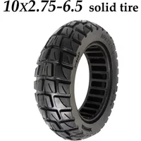 10x2.75-6.5 Solid Tire for Electric Scooter 10 Inch 10x2.70-6.5 Puncture-proof Non-inflation Off-road Tyre Accessories