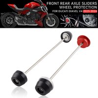 New 2024 For Ducati Diavel V4 DIAVEL V4 2023 2024+ Motorcycle Front Rear Wheel Axle Anti-Collision Fallen Slider Pad Protectors