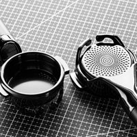 IKAPE Espresso Bottomless Portafilter,with Precision Basket Filters,Stainless Steel Deep Black,For 58mm E61/Lamarzocco Machine image 4