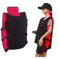 Red Light Therapy Vest for Body, 3-in-1 Led Bead 660&850 nm Infrared Light Therapy Pad for Body Wearable Wrap Pain Relief Device