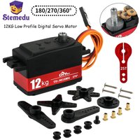 12KG Digital Servo TD-9512MG Semi-metal 4.8v-7.4v Steering Gear 180/270/360 Degree for RC Car 1:8 1:10 Drift Car Flat Runner