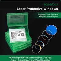 Raytools Laser Lens 24.9x1.5 27.9x4.1 30x5 37x7 Laser Protective Glass Lens Fiber Laser Cutting Lens For Fiber Laser Head BT240S