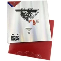 Reactor TORNADO V5 Sticky Loop Table Tennis Rubber Medium Hard with Max Internal Energy Ping Pong Sponge Black Red