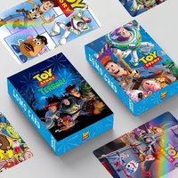 Toy Story Laser Flash Cards 30 Double Sided LOMO Mini Cards Boxed Anime Peripheral Collectible Photo Cards For Hobby Collection