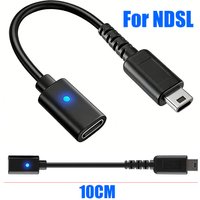 USB Type C Adapter with LED Indicator Light (Non-PD) for Nintendo NDS Lite Game Console