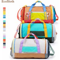 EcoSloth Unisex Travel Bag Multifunctional Foldable Large Capacity Outdoor Airport Duffle Tote Big Water-Resistant School Bags